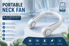 Vaneless Hanging Neck Fan | 360° Bladeless  – Portable USB Rechargeable Cooling Fan