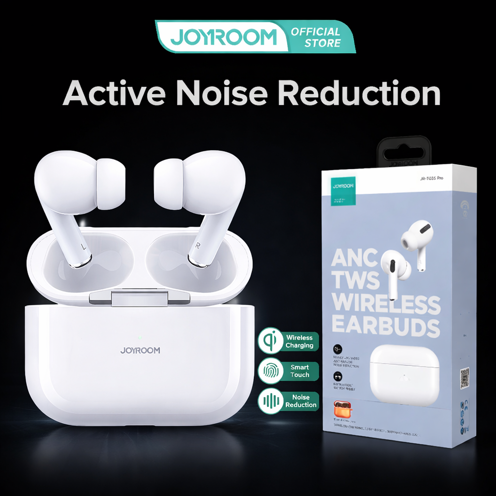 Joyroom Pro 2 ANC Wireless Earbuds – TWS Bluetooth Active Noise Cancellation