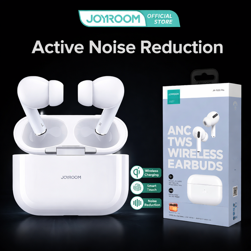 Joyroom Pro 2 ANC Wireless Earbuds – TWS Bluetooth Active Noise Cancellation