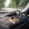 Luxury Airplane Car Dashboard Perfume – Rotating Propeller Decor