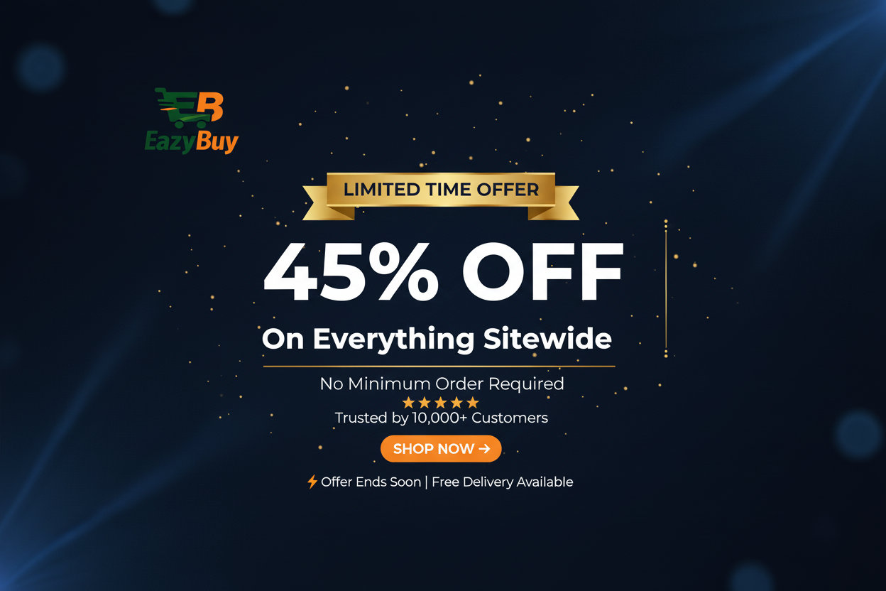 EazyBuy 45% OFF – Exact Wide Banner
